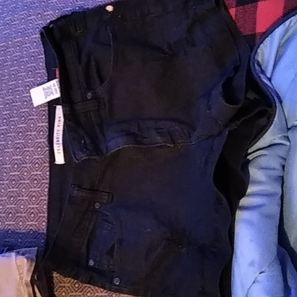 Black daisy duke shorts